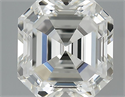 4.04 Carats, Asscher Diamond with  Cut, J Color, VS1 Clarity and Certified by GIA