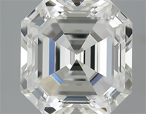 Picture of 4.04 Carats, Asscher Diamond with  Cut, J Color, VS1 Clarity and Certified by GIA
