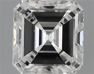 Picture of 3.01 Carats, Asscher Diamond with  Cut, D Color, SI2 Clarity and Certified by GIA