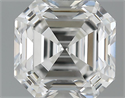 2.01 Carats, Asscher Diamond with  Cut, E Color, VVS1 Clarity and Certified by GIA