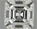 3.08 Carats, Asscher Diamond with  Cut, H Color, VVS2 Clarity and Certified by GIA