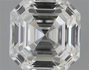 Picture of 3.05 Carats, Asscher Diamond with  Cut, F Color, VS2 Clarity and Certified by GIA