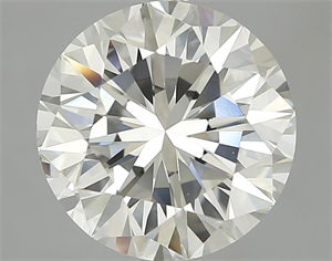 Picture of 5.02 Carats, Round Diamond with Very Good Cut, J Color, VS1 Clarity and Certified by GIA
