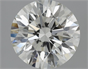 3.01 Carats, Round Diamond with Excellent Cut, J Color, VS1 Clarity and Certified by GIA