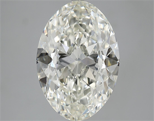 Picture of 6.09 Carats, Oval Diamond with  Cut, K Color, VS2 Clarity and Certified by GIA