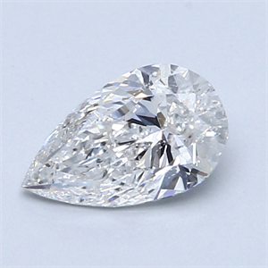 Picture of 0.96 Carats, Pear Diamond with  Cut, D Color, SI2 Clarity and Certified by EGL
