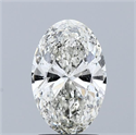 Natural Diamond 2.13 Carats, Oval with  Cut, H Color, SI2 Clarity and Certified by IGI