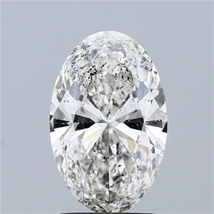 Picture of Natural Diamond 2.13 Carats, Oval with  Cut, H Color, SI2 Clarity and Certified by IGI