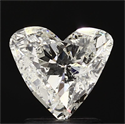 0.99 Carats, Heart Diamond with  Cut, G Color, SI1 Clarity and Certified by EGL