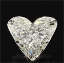 0.95 Carats, Heart Diamond with  Cut, H Color, SI2 Clarity and Certified by EGL