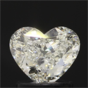 1.02 Carats, Heart Diamond with  Cut, H Color, VS1 Clarity and Certified by EGL