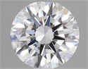 0.46 Carats, Round Diamond with Excellent Cut, D Color, SI2 Clarity and Certified by GIA