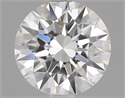 0.50 Carats, Round Diamond with Excellent Cut, E Color, SI1 Clarity and Certified by GIA
