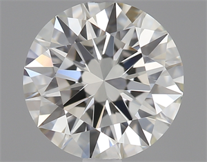 Picture of 0.52 Carats, Round Diamond with Excellent Cut, I Color, IF Clarity and Certified by GIA