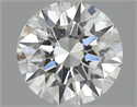 0.81 quilates, Redondo Diamante , Color G, claridad VVS2 y certificado por GIA