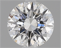0.70 Carats, Round Diamond with Excellent Cut, D Color, SI1 Clarity and Certified by GIA
