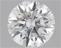 0.52 Carats, Round Diamond with Excellent Cut, D Color, FL Clarity and Certified by GIA