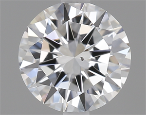 Picture of 0.51 Carats, Round Diamond with Very Good Cut, D Color, SI1 Clarity and Certified by GIA