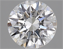 0.60 Carats, Round Diamond with Excellent Cut, E Color, SI2 Clarity and Certified by GIA