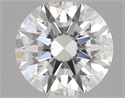 0.40 Carats, Round Diamond with Excellent Cut, D Color, VVS2 Clarity and Certified by GIA