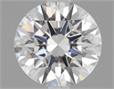 0.40 Carats, Round Diamond with Excellent Cut, E Color, VS1 Clarity and Certified by GIA