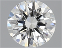 0.60 Carats, Round Diamond with Excellent Cut, G Color, VVS2 Clarity and Certified by GIA