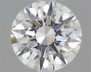 Picture of 0.52 Carats, Round Diamond with Excellent Cut, F Color, VVS1 Clarity and Certified by GIA