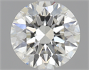 0.80 Carats, Round Diamond with Excellent Cut, I Color, SI2 Clarity and Certified by GIA