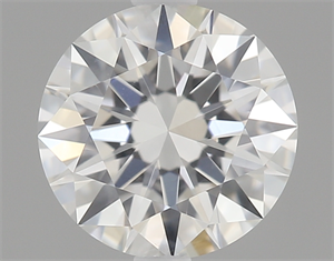 Picture of 0.51 Carats, Round Diamond with Excellent Cut, F Color, SI1 Clarity and Certified by GIA