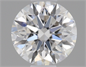 0.50 Carats, Round Diamond with Excellent Cut, D Color, SI1 Clarity and Certified by GIA