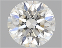0.74 Carats, Round Diamond with Excellent Cut, H Color, VS1 Clarity and Certified by GIA