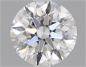 Del inventario de diamantes de laboratorio, 0.53 quilates, Redondo , Color D, claridad VVS2 y certificado GIA