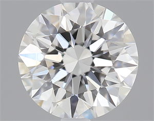 Picture of 0.53 Carats, Round Diamond with Excellent Cut, F Color, SI1 Clarity and Certified by GIA