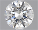 0.51 Carats, Round Diamond with Excellent Cut, G Color, IF Clarity and Certified by GIA