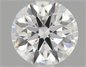 0.42 Carats, Round Diamond with Excellent Cut, F Color, VS1 Clarity and Certified by GIA