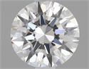 0.40 Carats, Round Diamond with Excellent Cut, D Color, VVS2 Clarity and Certified by GIA