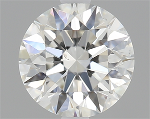 Picture of 0.74 Carats, Round Diamond with Excellent Cut, G Color, SI2 Clarity and Certified by GIA