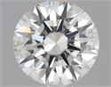 0.70 Carats, Round Diamond with Excellent Cut, H Color, IF Clarity and Certified by GIA