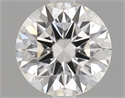 0.54 Carats, Round Diamond with Excellent Cut, E Color, VVS2 Clarity and Certified by GIA