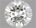 0.82 Carats, Round Diamond with Excellent Cut, D Color, VS2 Clarity and Certified by GIA