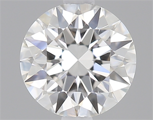 Picture of 0.42 Carats, Round Diamond with Excellent Cut, F Color, VVS1 Clarity and Certified by GIA