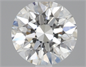 0.42 Carats, Round Diamond with Excellent Cut, F Color, VS1 Clarity and Certified by GIA