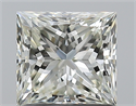 Natural Diamond 1.02 Carats, Princess with  Cut, J Color, VVS2 Clarity and Certified by IGI