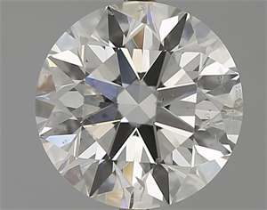 Picture of 2.05 Carats, Round Diamond with Excellent Cut, H Color, SI2 Clarity and Certified by HRD