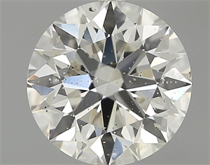 Picture of 1.70 Carats, Round Diamond with Excellent Cut, F Color, SI1 Clarity and Certified by EGL