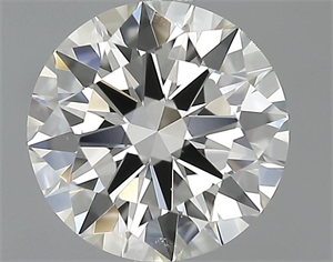 Picture of 1.01 Carats, Round Diamond with Excellent Cut, F Color, VVS2 Clarity and Certified by EGL