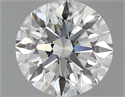 1.53 quilates, Redondo Diamante , Color H, claridad VVS2 y certificado por GIA