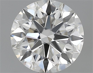 Picture of 1.57 Carats, Round Diamond with Excellent Cut, F Color, VS2 Clarity and Certified by GIA