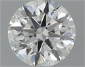 1.70 quilates, Redondo Diamante , Color G, claridad SI1 y certificado por GIA