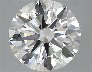 Picture of 6.51 Carats, Round Diamond with Excellent Cut, F Color, FL Clarity and Certified by GIA